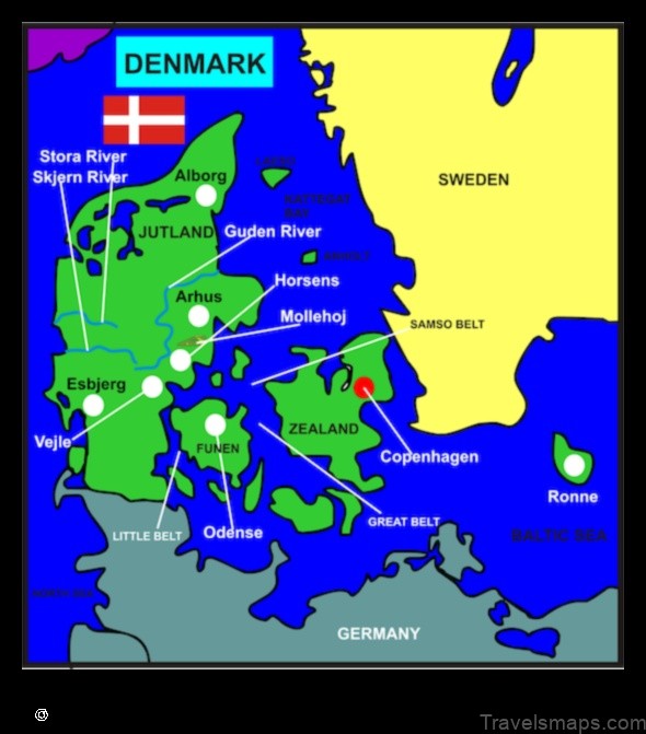 Map of Vestbjerg Denmark