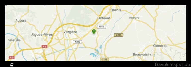 Map of Vestric-et-Candiac France