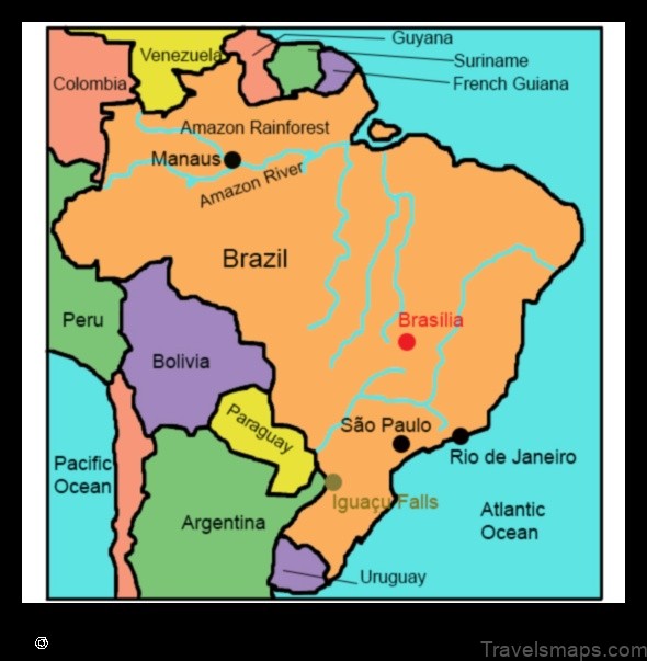 Map of Vicência Brazil