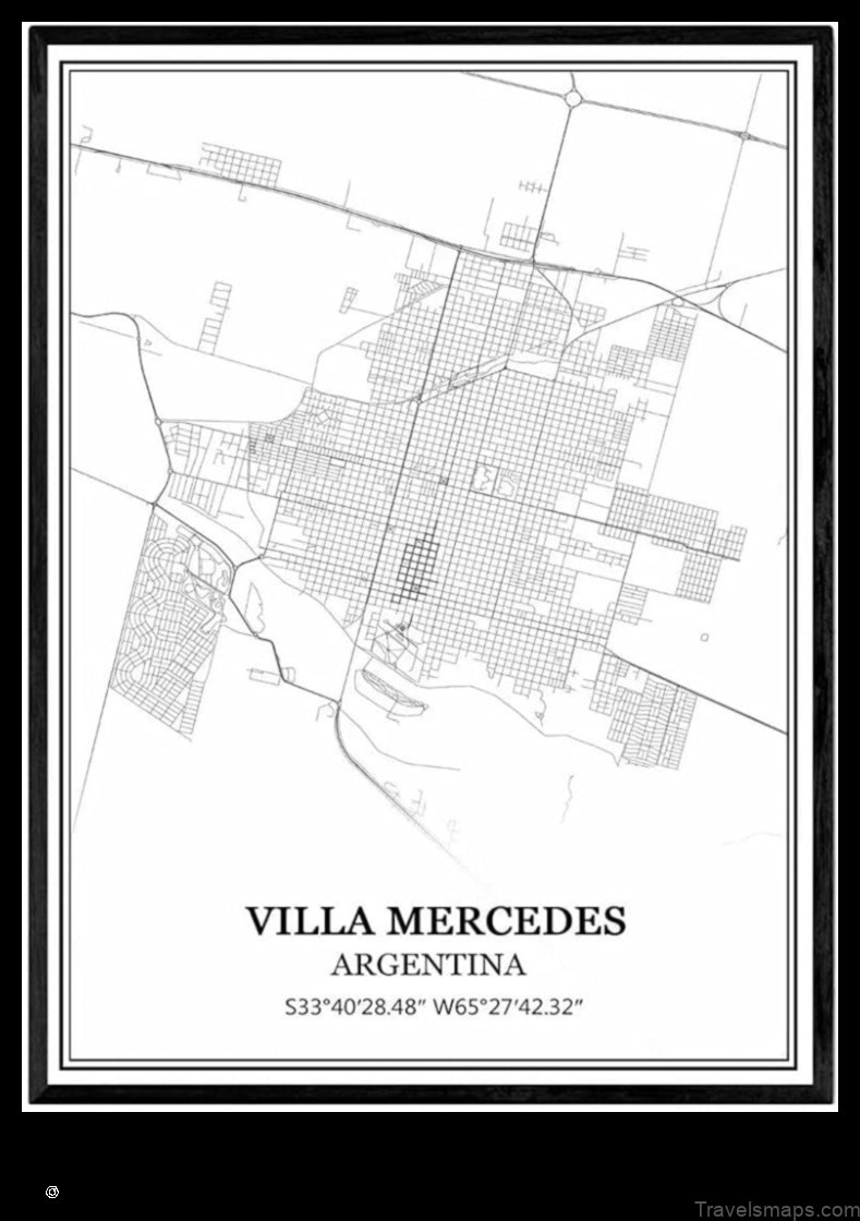 Map of Villa Cañás Argentina