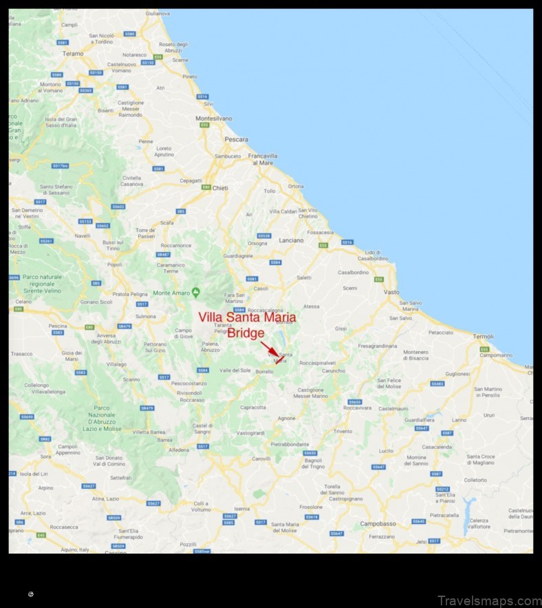 Map of Villa Santa Maria Italy