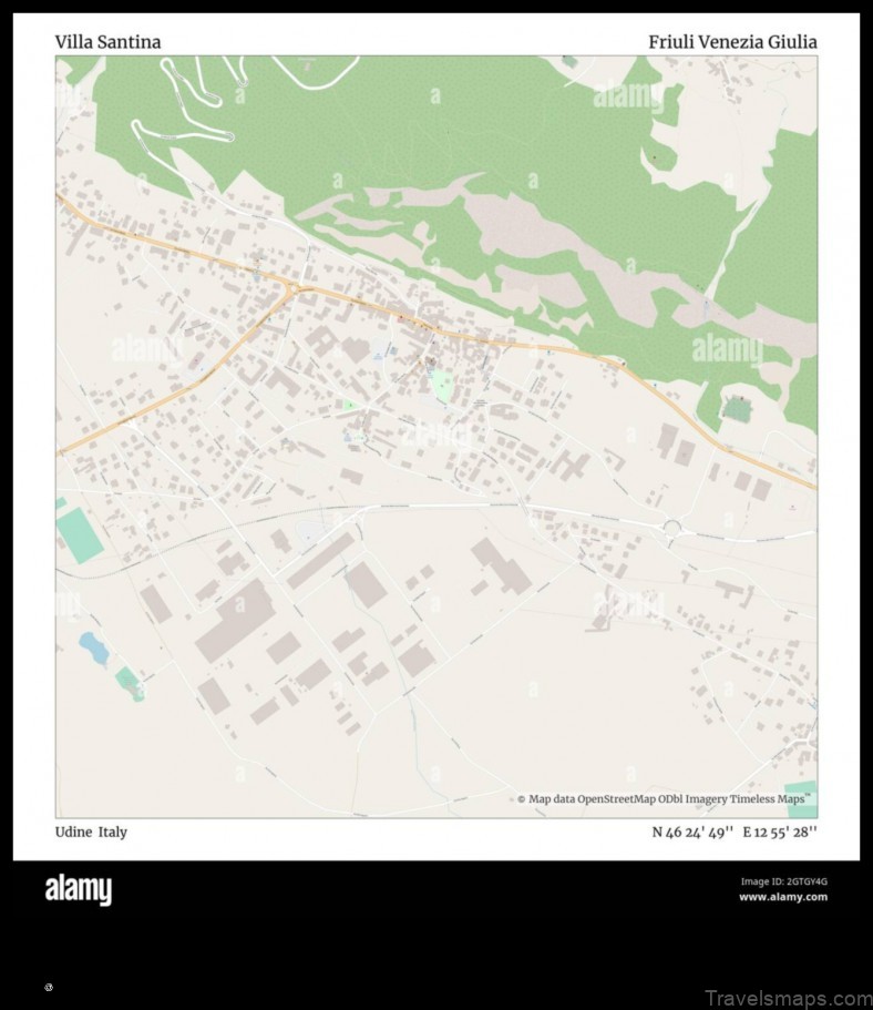 Map of Villa Santina Italy