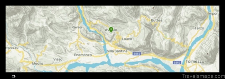 Map of Villa Santina Italy