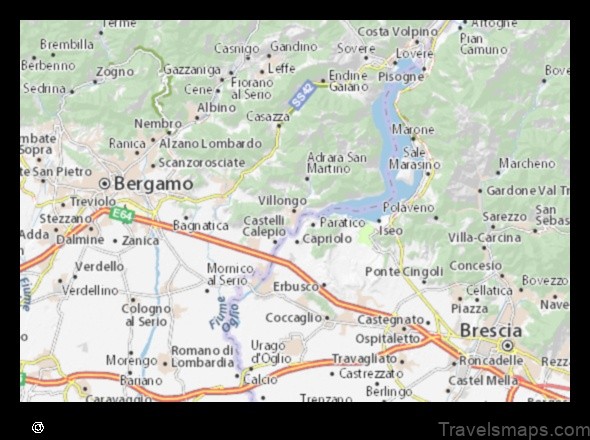 Map of Villongo Italy