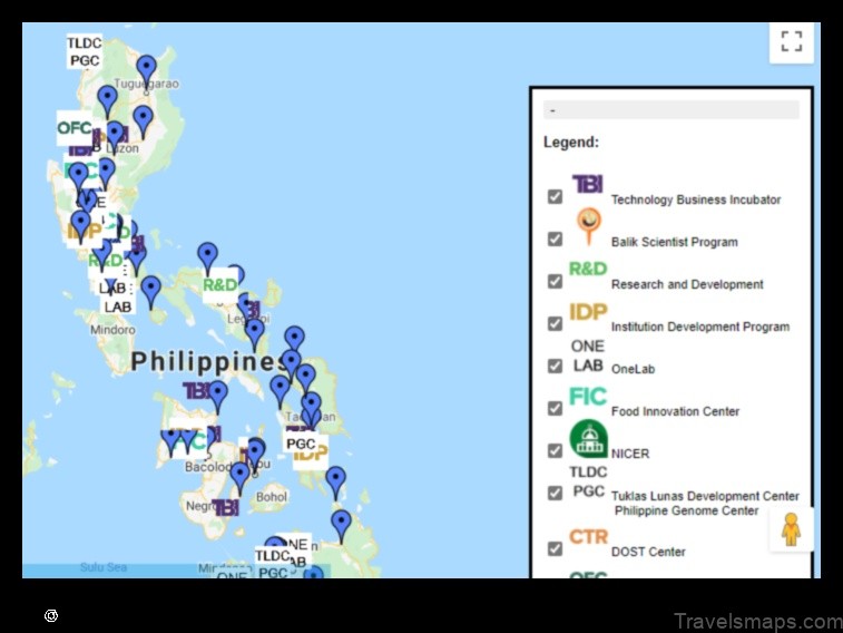 Map of Vito Philippines