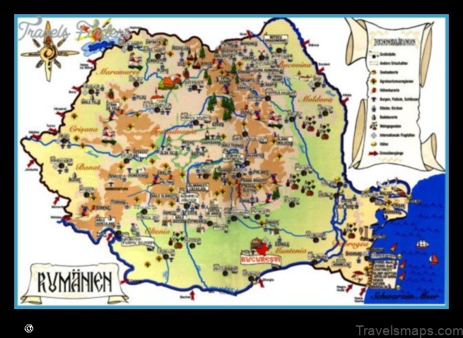 Map of Vânju-Mare Romania