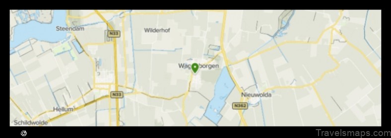 Map of Wagenborgen Netherlands