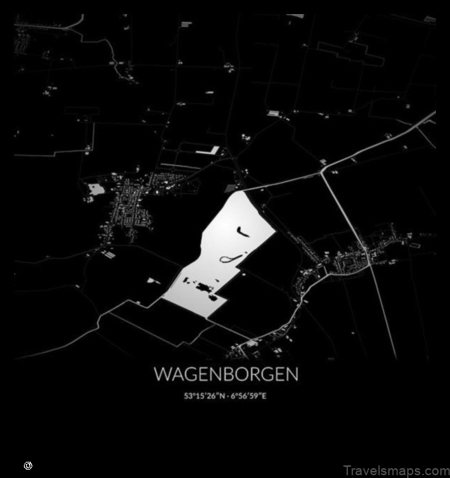 Map of Wagenborgen Netherlands