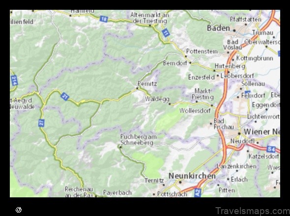 Map of Waidmannsfeld Austria