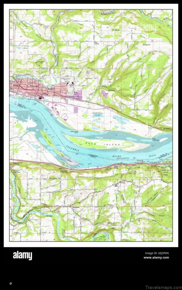 Map of Washougal United States