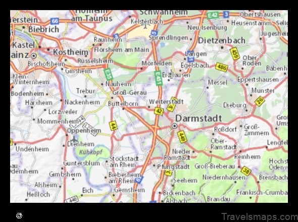 Map of Weiterstadt Germany