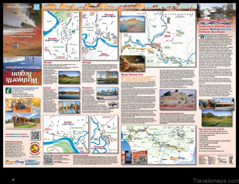 Map of Wentworth Australia