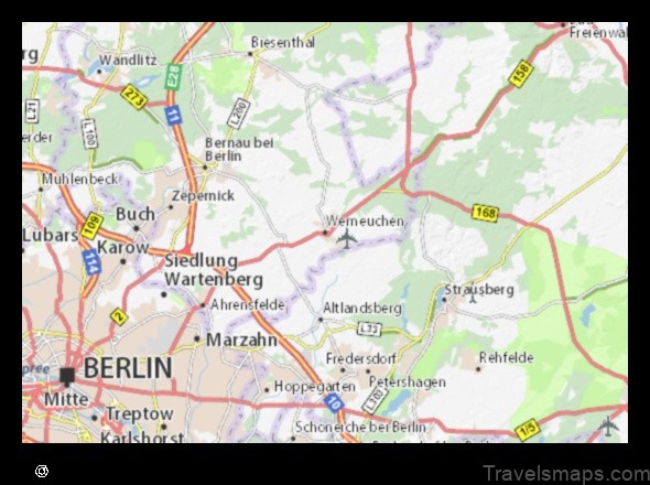 Map of Werneuchen Germany