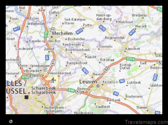 Map of Wespelaar Belgium