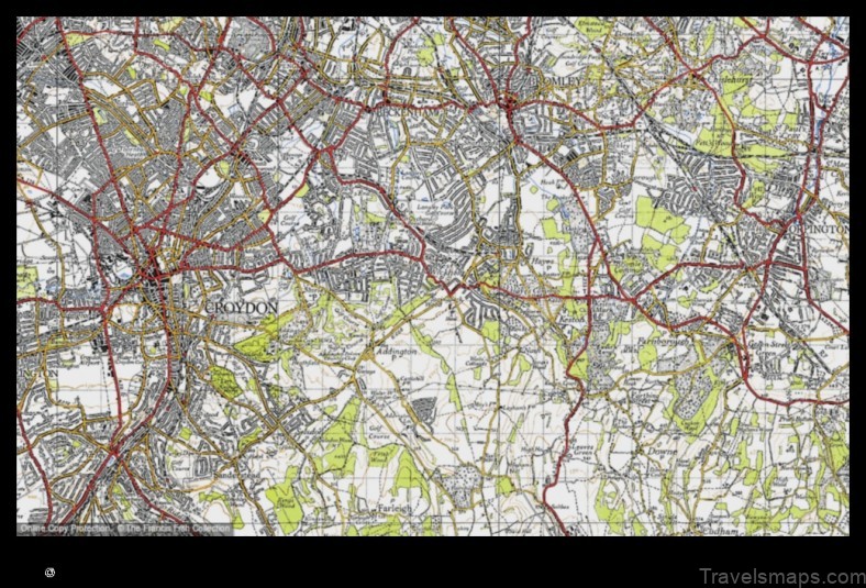 Map of West Wickham United Kingdom