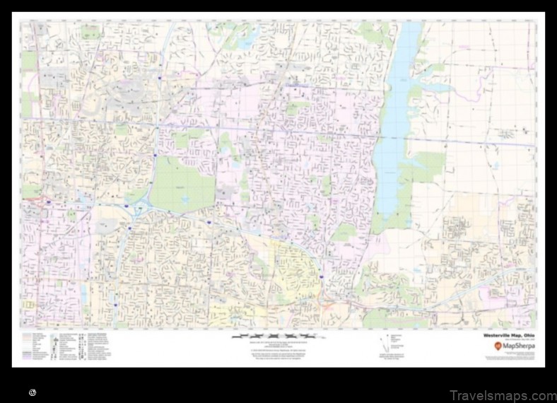 Map of Westerville United States