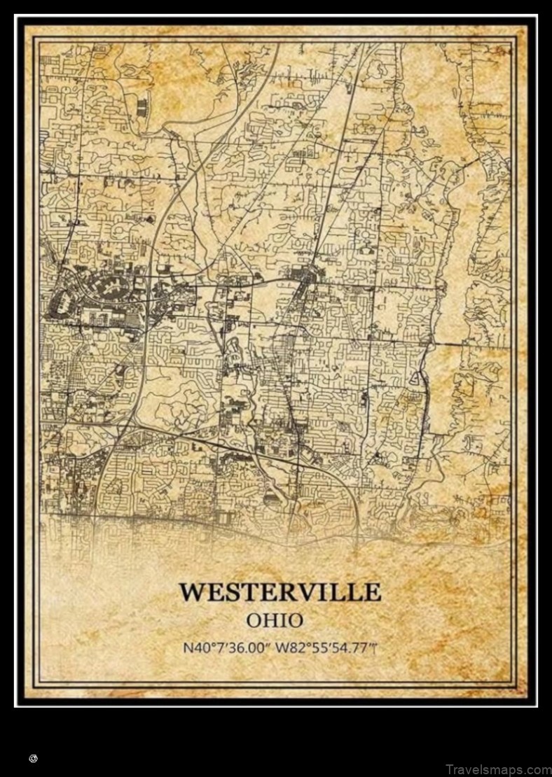 Map of Westerville United States