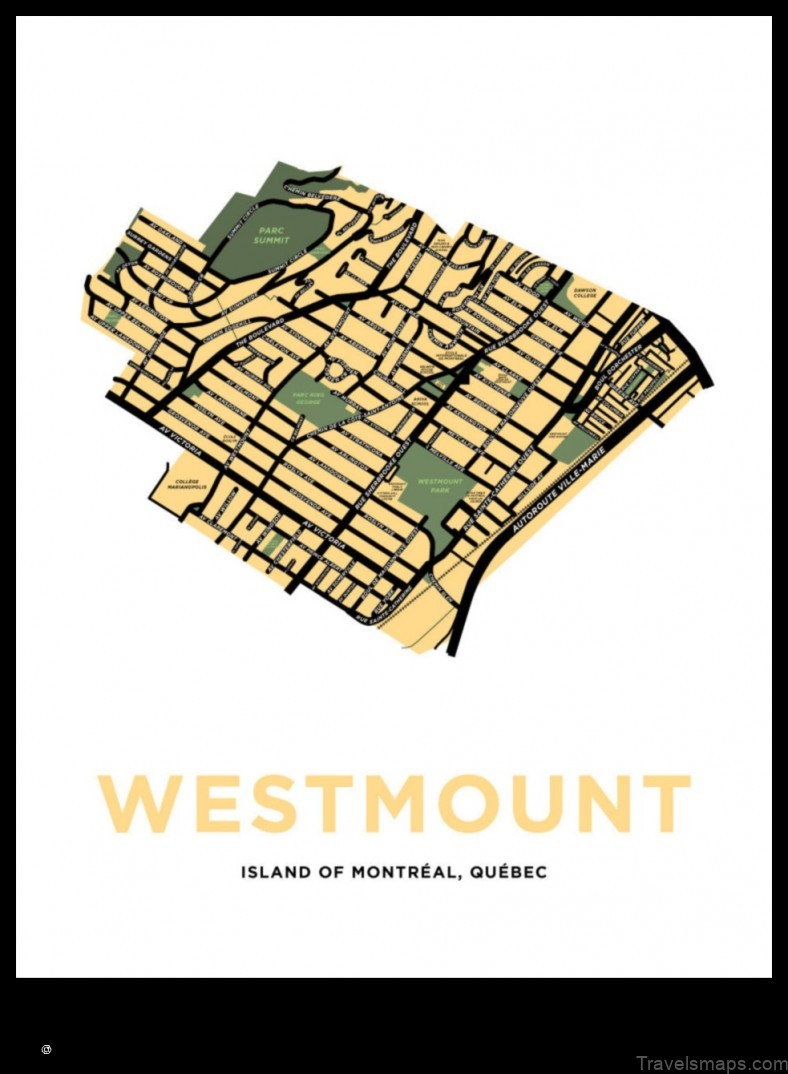 Map of Westmount Canada