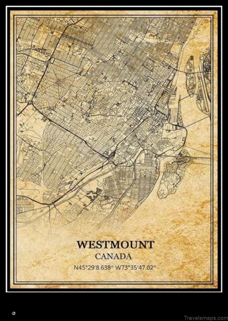 Map of Westmount Canada