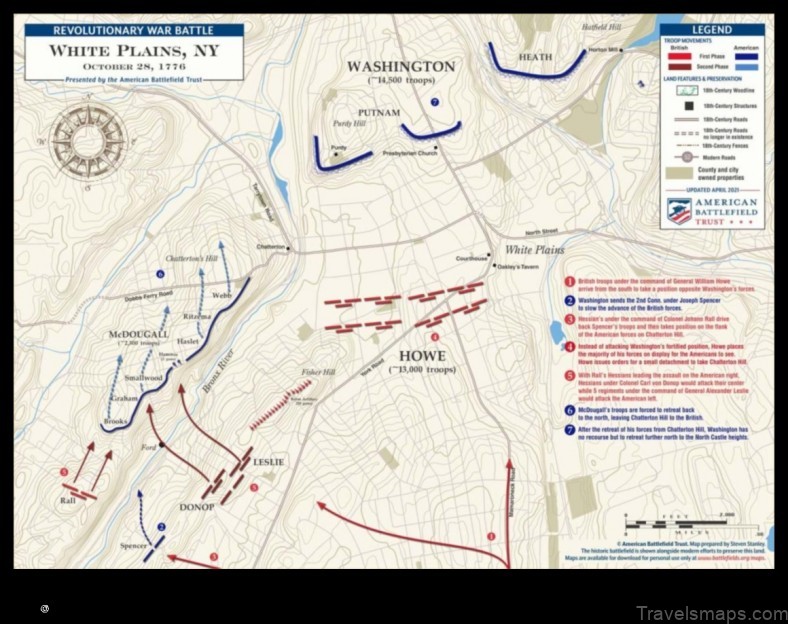 Map of White Plains United States