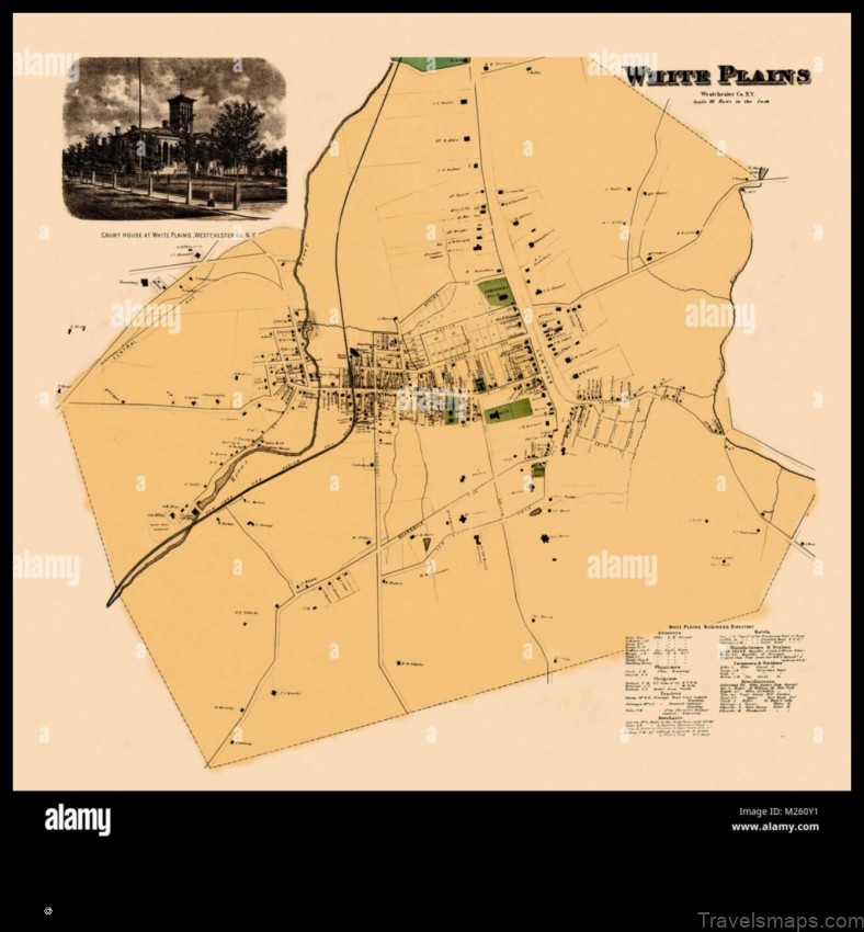 Map of White Plains United States