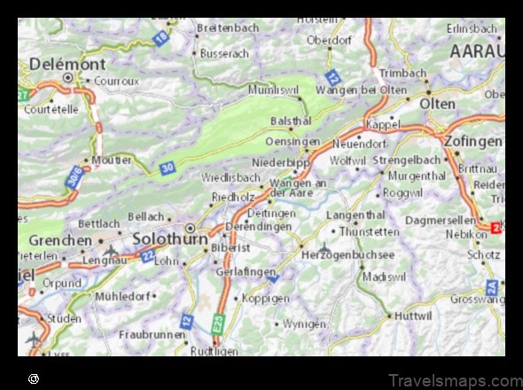 Map of Wiedlisbach Switzerland