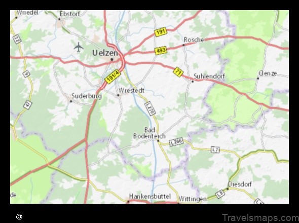 Map of Wieren Germany