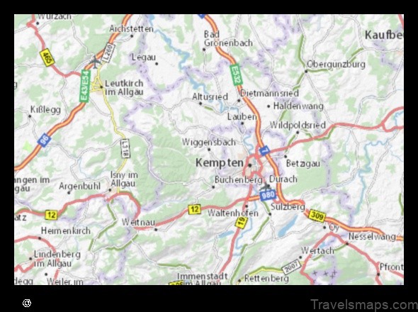 Map of Wiggensbach Germany