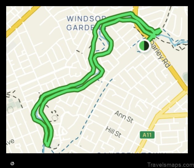 Map of Windsor Gardens Australia