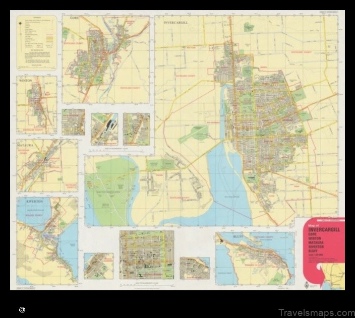 Map of Winton New Zealand