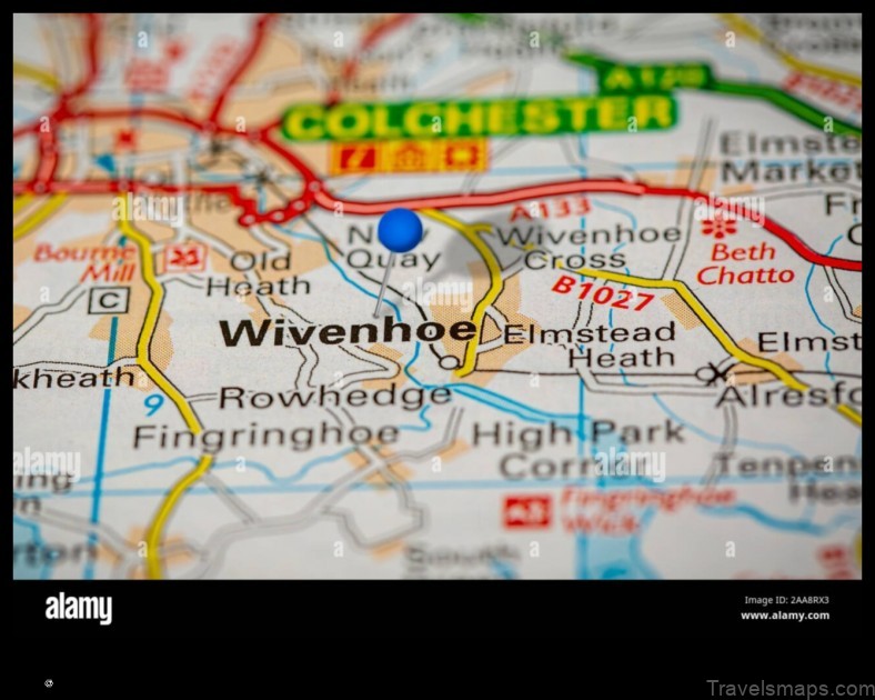 Map of Wivenhoe United Kingdom