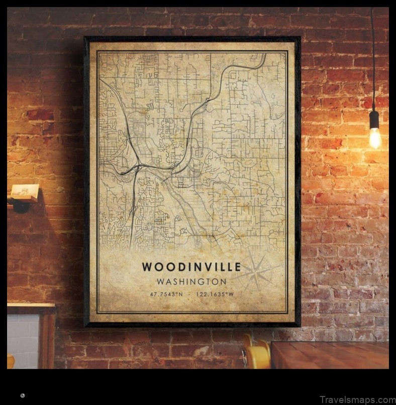 Map of Woodinville United States