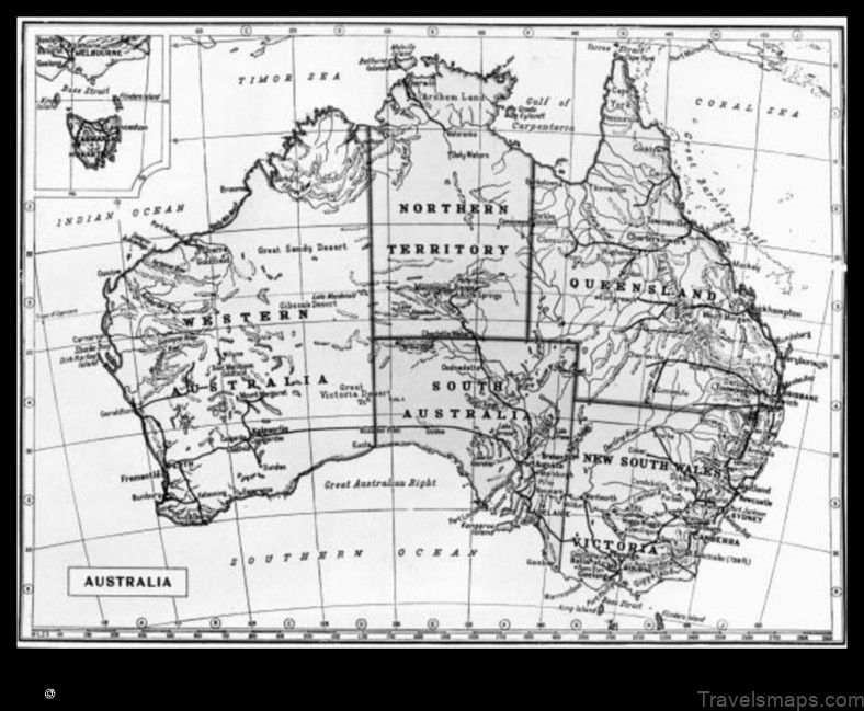 Map of Wyoming Australia