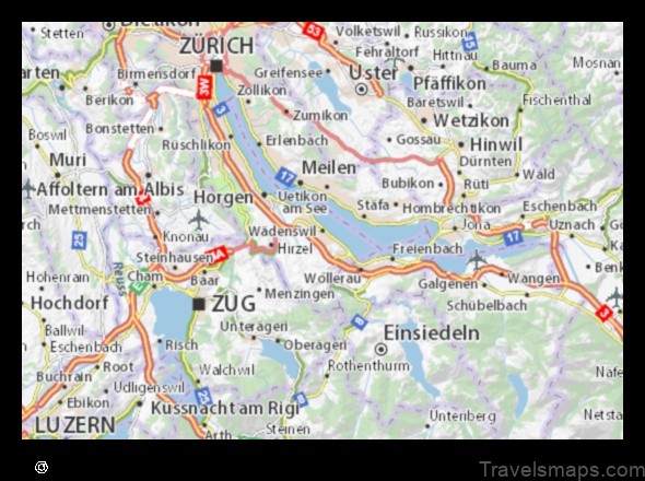 Map of Wädenswil / Büelen Switzerland