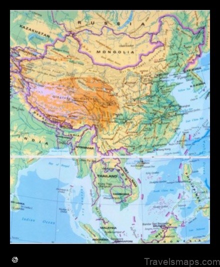 Map of Xindian China