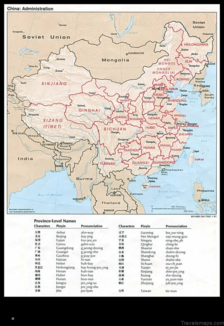 Map of Xiongzhou China