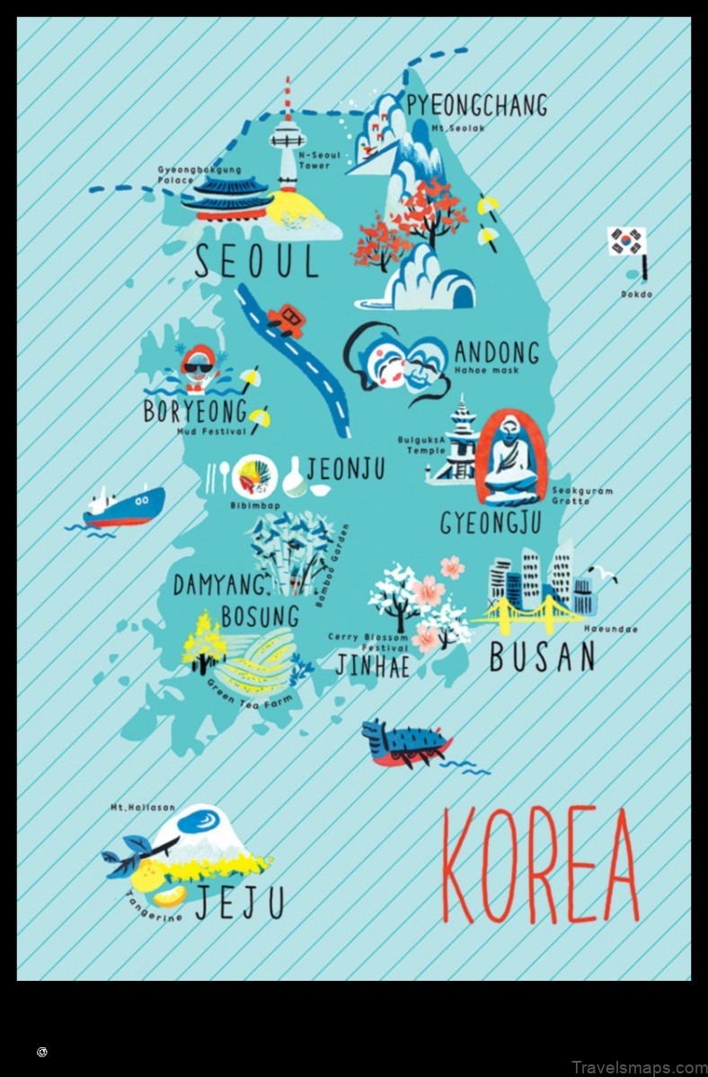 Map of Yanggu Korea, Republic of