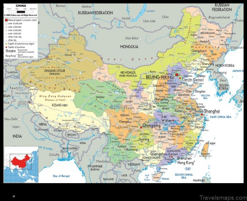 Map of Yanqiao China