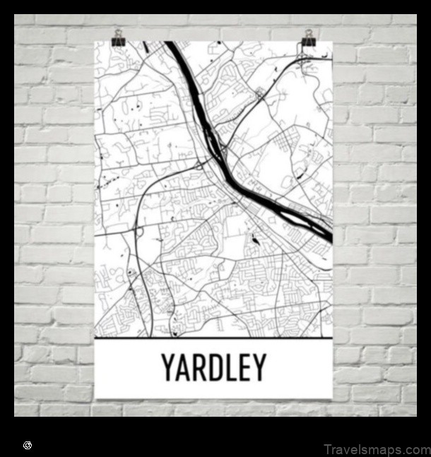 Map of Yardley United States