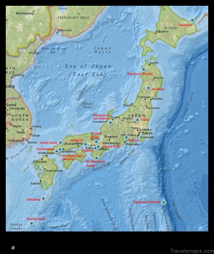 Map of Tanagura Japan