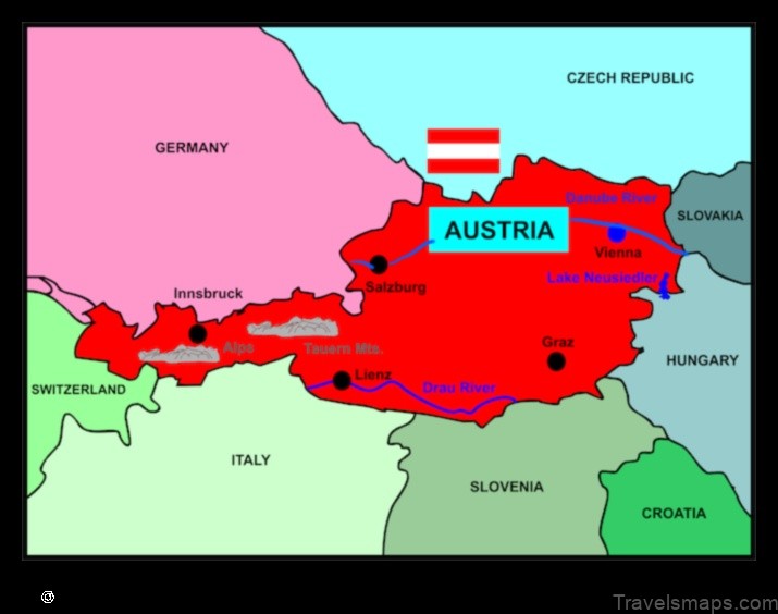 Map of Virgen Austria