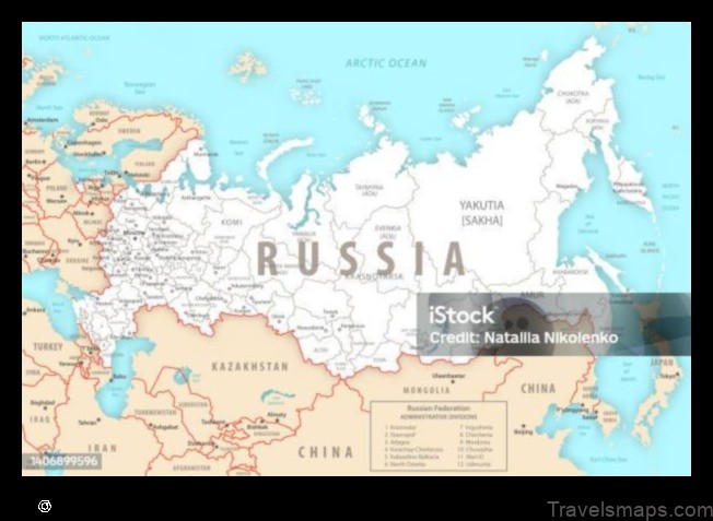 Map of Vysha Russian Federation