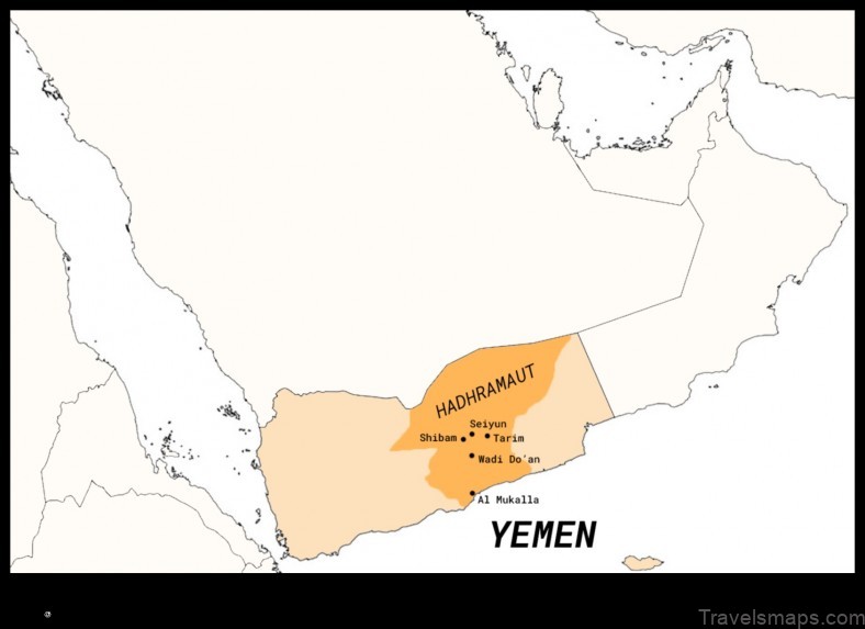 Map of Waḑarah Yemen