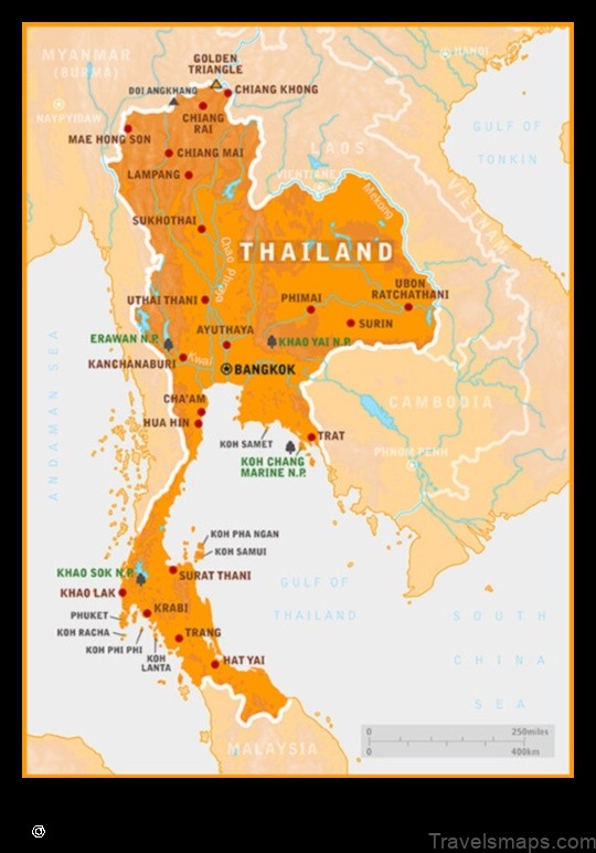 Map of Wang Wiset Thailand