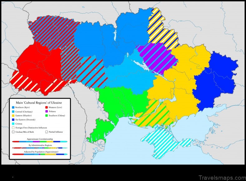 Map of Yerky Ukraine