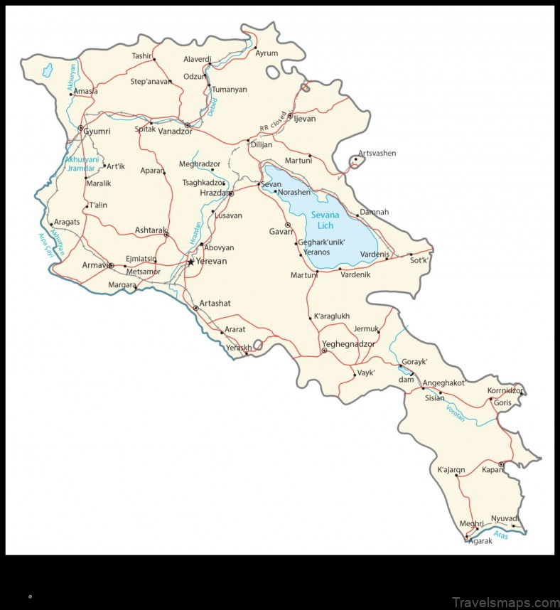 Map of Yeghegnut Armenia