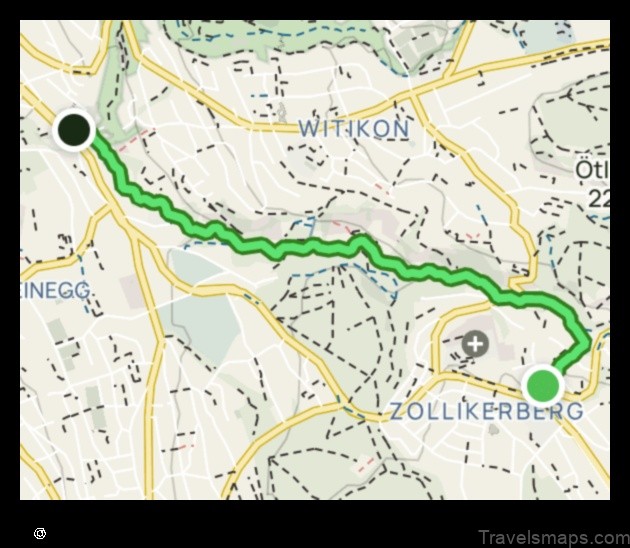 Map of Zollikerberg Switzerland