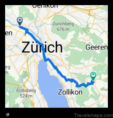 Map of Zollikerberg Switzerland