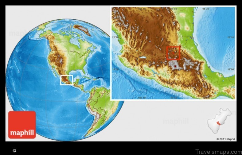 Map of Ezequiel Montes Mexico