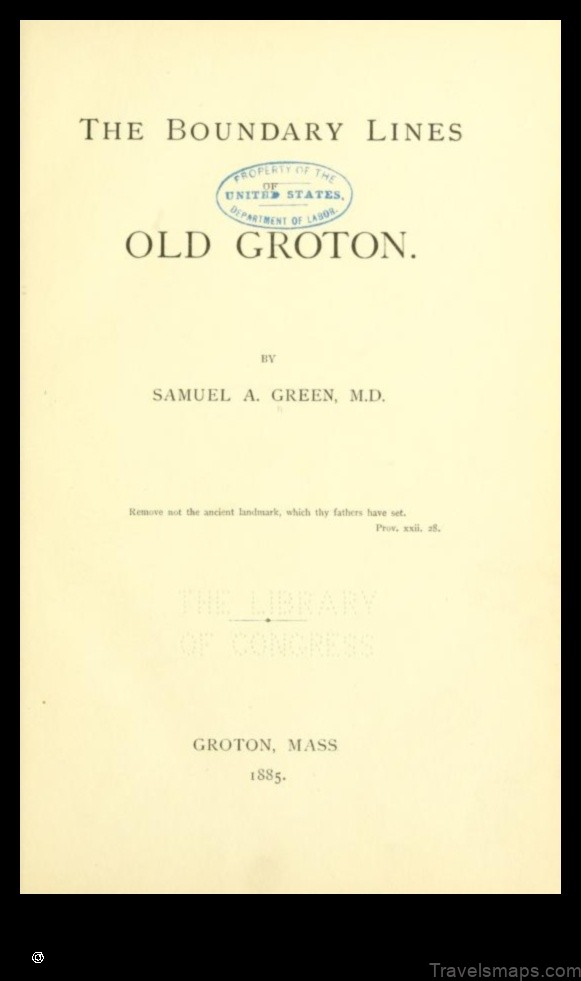 Map of Groton United States